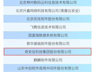 奇安信首批入选网络安全技术与产业发展工信部重点实验室专项工作组